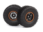 #150737 Assembled Wheel & Tyre (Orange/2pcs)