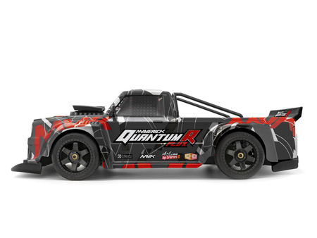 Samochód zdalnie sterowany RC #150313 QuantumR Flux 4S 1/8 4WD Race Truck - Grey/Red Model Auto RC