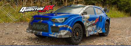 Samochód zdalnie sterowany RC #150360 QuantumRX Flux 4S 1/8 4WD Rally Car - Blue Model Auto RC