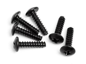 Round Head Screw M3x12mm (6Pcs) #MV22048