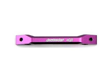 PIVOT BLOCK REAR FRONT (+0.5 DEG PURPLE)