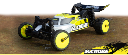 Samochód zdalnie sterowany RC #150850 Maverick Microbe 1/24th Buggy – Yellow Model RC Auto