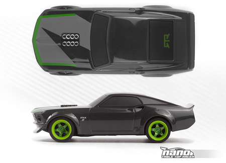 Samochód zdalnie sterowany RC #160980 nano-TTR 1969 Ford Mustang RTR-X Model Auto RC