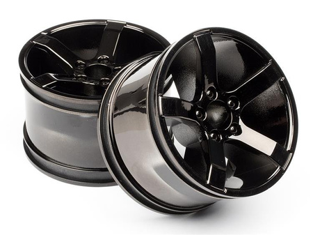 Bullet Mt Wheels Black Chrome (Pr) #101309