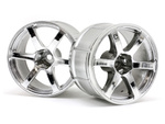 #33467 Lp35 Wheel Yokohama Avs Model T6 Chrome (2Pcs)