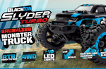 #540209 Slyder MT Turbo 1/16 4WD 2S Brushless - Blue