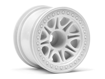 Split 8 Truck Wheel (White/2Pcs) #113339