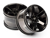 Bullet Mt Wheels Black Chrome (Pr) #101309