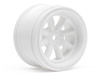 Vintage 8 Spoke Wheel 31Mm White 6Mm Offset