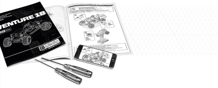 Samochód zdalnie sterowany RC #160801 Venture18 1985 Toyota Hilux SR5 - Red Model Auto RC