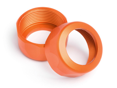 #87491 Shock Cap 20X12Mm (Orange/2Pcs)