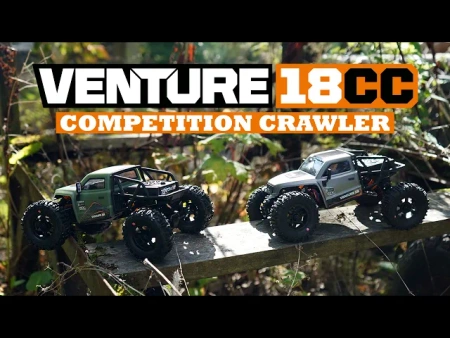 Samochód zdalnie sterowany RC #160809 Venture18 CC Flux Competition Crawler - Green Model RC Auto