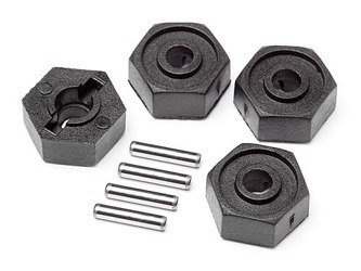 Wheel Hex Adaptors w/Pins 2x10 4pcs (Scout RC) #MV25014