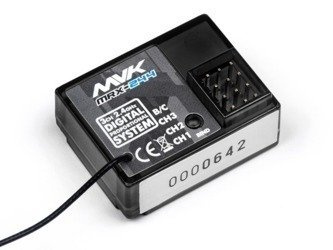 MRX-244 MAVERICK 2.4GHZ 3CH RECEIVER WITH BUILT IN FAILSAFE #MV22783