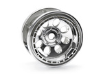 #3213 Rock 8 Bead Lock Wheel Chrome (55X36Mm/2Pcs)