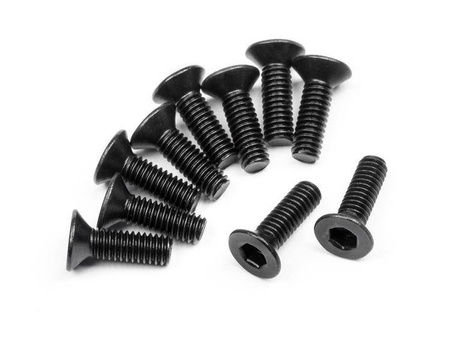 FLAT HEAD SCREW M2.5X8MM (HEX SOCKET/10PCS) #113719