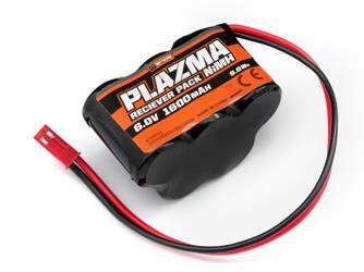 Plazma 6.0V 1600mAh NiMH Receiver Battery Pack #160153