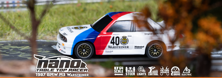 Samochód zdalnie sterowany RC #160992  Nano-TTR BMW M3 Warsteiner Model Auto RC