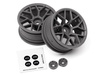 RTR WHEEL 26MM GUNMETAL (6MM OFFSET/2PCS) #112812