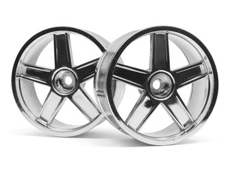 LP29 WHEEL MF TYPE CHROME (3mm OFFSET/2pcs) #33476