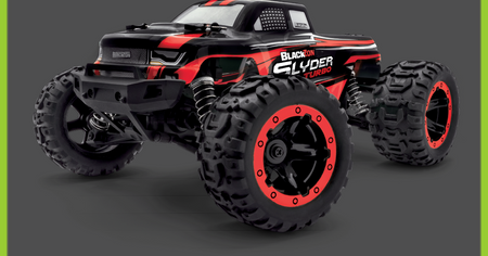 Samochód zdalnie sterowany RC #540211 Slyder MT Turbo 1/16 4WD 2S Brushless - Red Model Auto RC