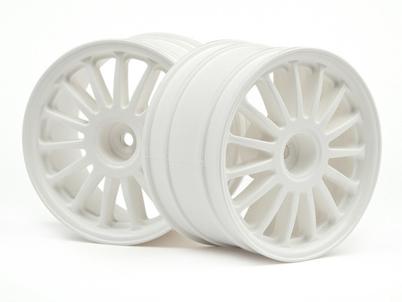 WR8 Tarmac Wheel White (2.2inch/57X35Mm/2Pcs) #108075