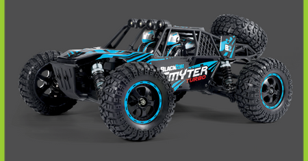 Samochód zdalnie sterowany RC #540256 Smyter DB Turbo 1/12 4WD 3S Brushless - Blue Model auto RC