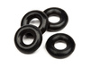 O-RING P-3 (BLACK /4pcs) #A046