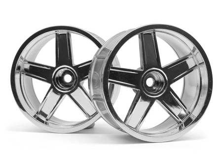 LP35 WHEEL MF TYPE CHROME (9mm OFFSET/2pcs) #33478