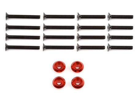 Wheel Washer (Red/4Pcs) #86988