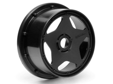 SUPER STAR WHEEL BLACK (120x60mm/2pcs) #3221