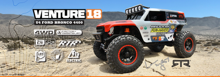 Samochód zdalnie sterowany RC #160887 Venture18 U4 Ford Bronco 4400 - Loren Healy Model auto RC