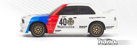 Samochód zdalnie sterowany RC #160992  Nano-TTR BMW M3 Warsteiner Model Auto RC