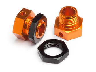 6.7Mm Hex Wheel Adapter Trophy Buggy (Orange/Black #101792