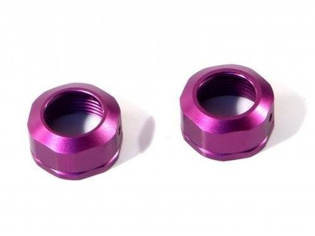 SHOCK CAP 12 X M13 X 0.08MM (2PCS) PURPLE GROOVED