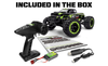 Samochód zdalnie sterowany RC #540208 Slyder MT Turbo 1/16 4WD 2S Brushless - Green Model Auto RC