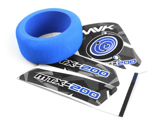 Transmitter Wheel Foam & Decals (Blue) #150551