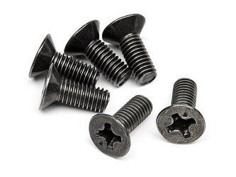 FLAT HEAD SCREW M3x6mm (10pcs) #Z526