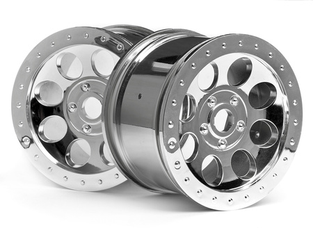 #3187 Mag-8 Wheel Chrome (83X56Mm/2Pcs)