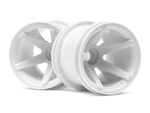 #2100 Super Star Mt Wheels Front (White/2.2In/2Pcs)