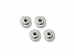 #Z671 Flanged Lock Nut M5X8Mm (Silver/4Pcs)