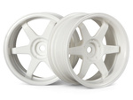 #3845 Te37 Wheel 26Mm White (6Mm Offset)
