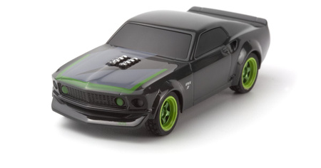 Samochód zdalnie sterowany RC #160980 nano-TTR 1969 Ford Mustang RTR-X Ravaglia Red Model Auto RC