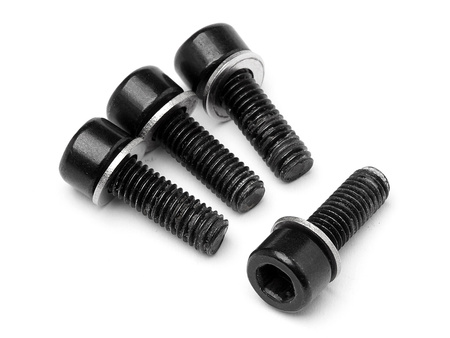 #MV24151 CAP HEAD SCREW M5X15MM 4 PCS ME - 243 (BLACKOUT)