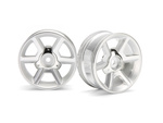 #33471 GT Wheel Silver (6Mm Offset/2Pcs)