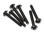 #Z591 Flanged Screw M3X20Mm (6Pcs)