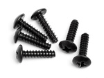 #MV22048 Round Head Screw M3x12mm (6Pcs)