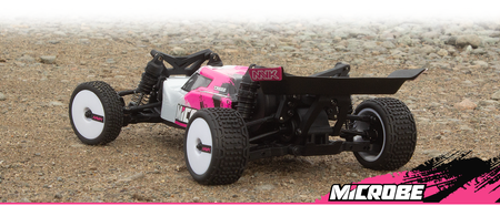 Samochód zdalnie sterowany RC #150851 Maverick Microbe 1/24th Buggy – Pink Model RC Auto