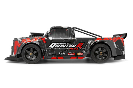 Samochód zdalnie sterowany RC #150313 QuantumR Flux 4S 1/8 4WD Race Truck - Grey/Red Model Auto RC