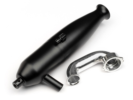 #101396 Black Exhaust Pipe & Manifold .28
